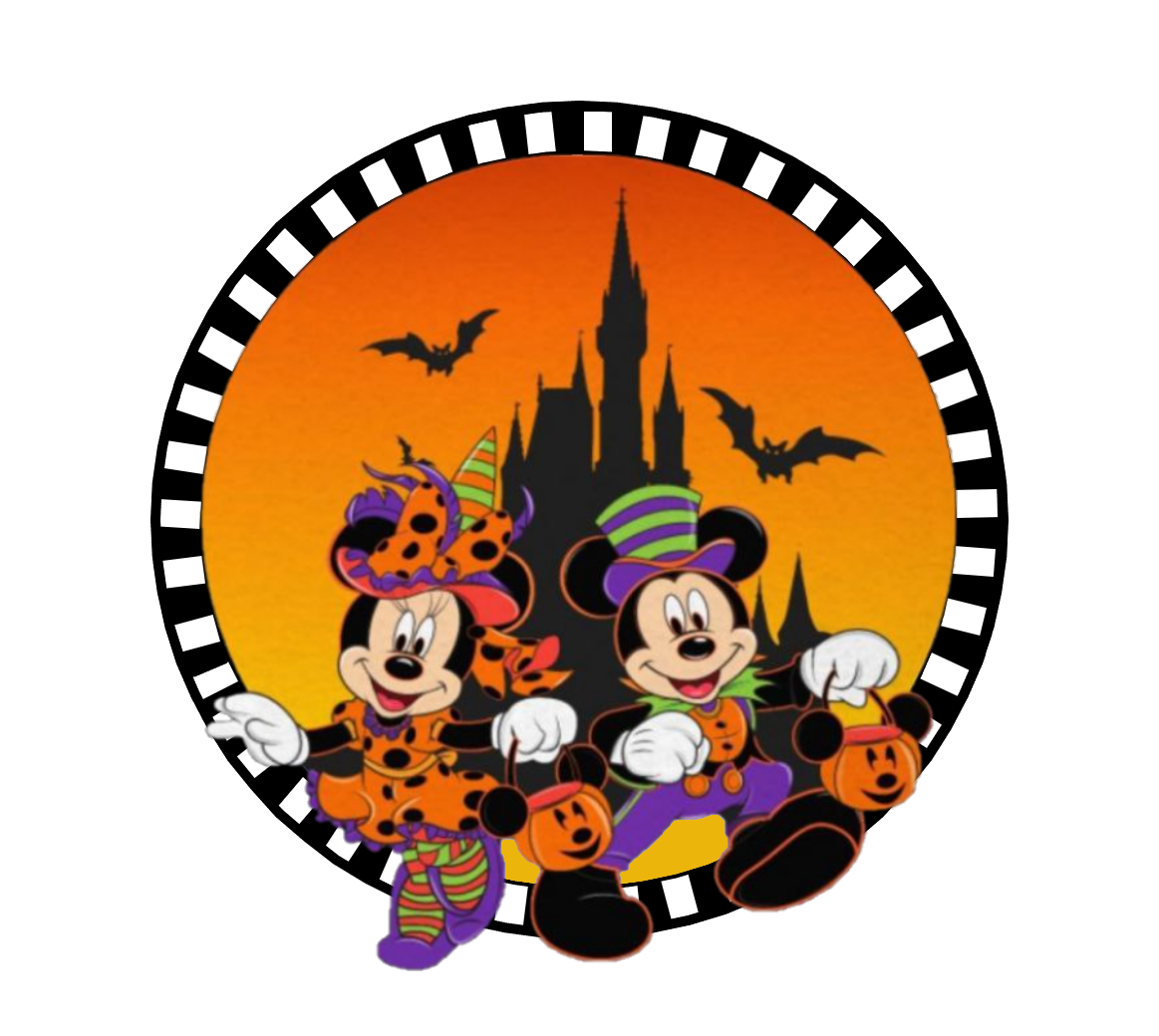 Mickey top Animated Halloween Wreath