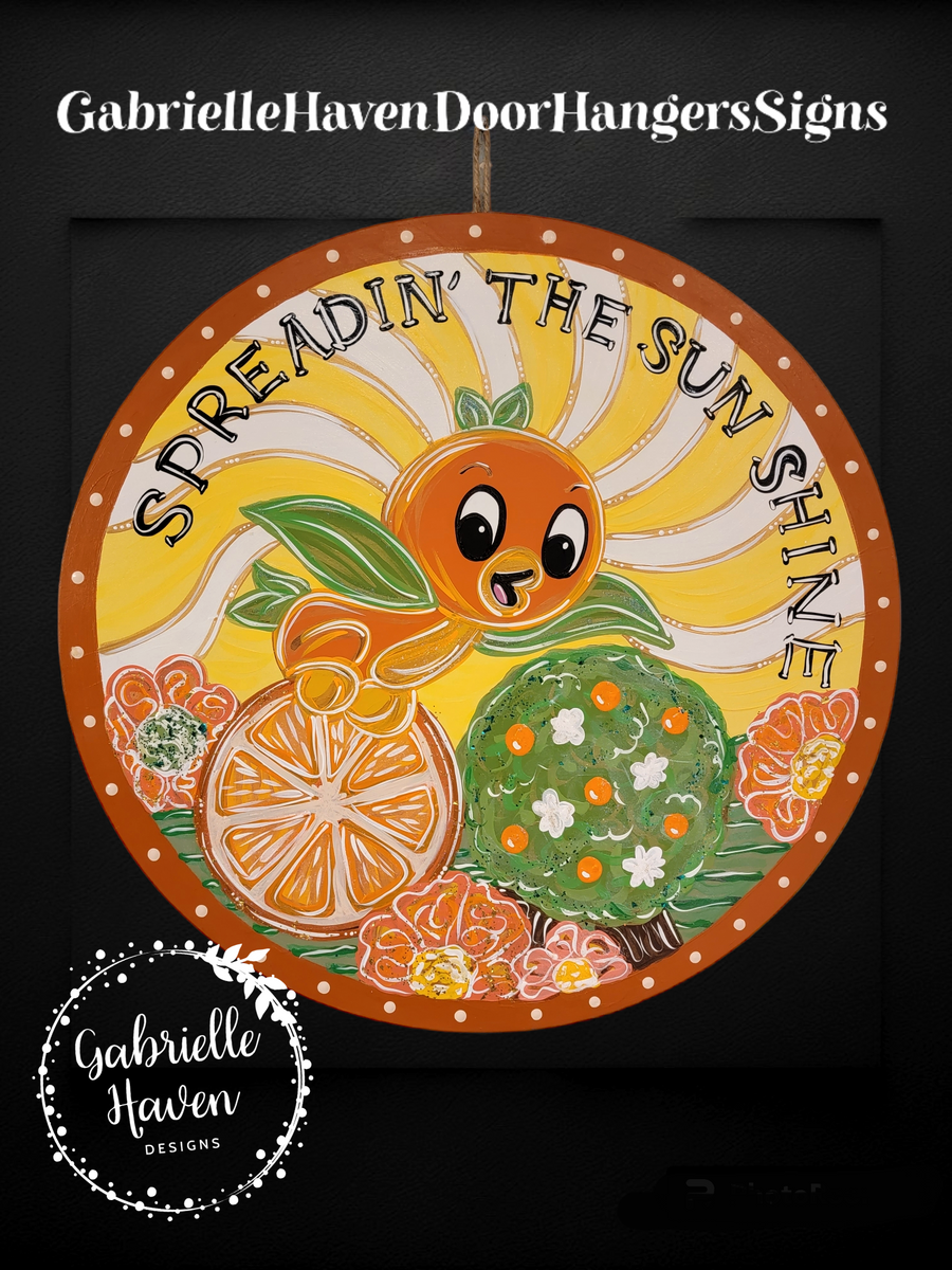 Orange Bird, Orange Bird Fall Autumn, Orange Bird Door Sign, Orange Bird  painting, Orange Bird wood sign, Orange Bird door hanger, Orange Bird Fall,  Orange you glad it's fall, Orange Bird Figment