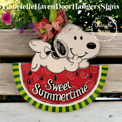 Snoopy Sweet Summertime Watermelon