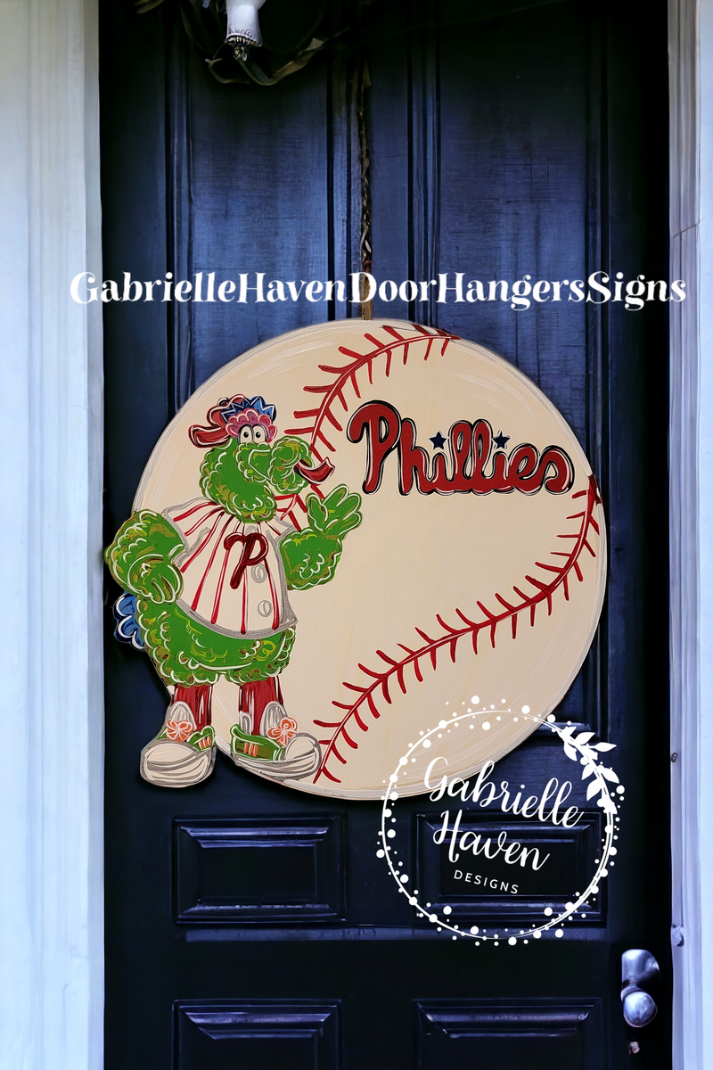 Philly door hanger, philadelphia, fall door hanger, sports door