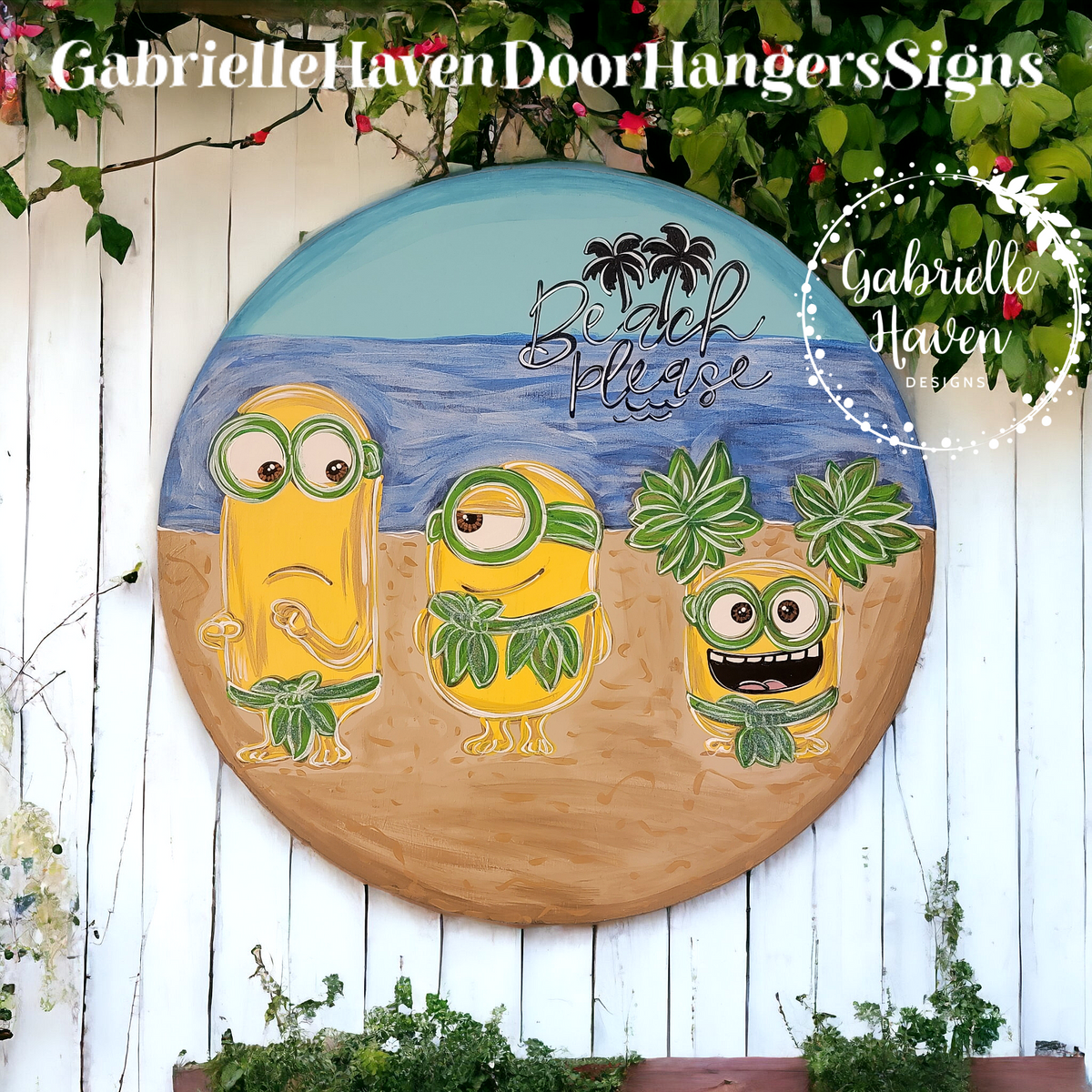 Minion Decor, Kids Door Signs, Minion Sign, Kids Door Hanger