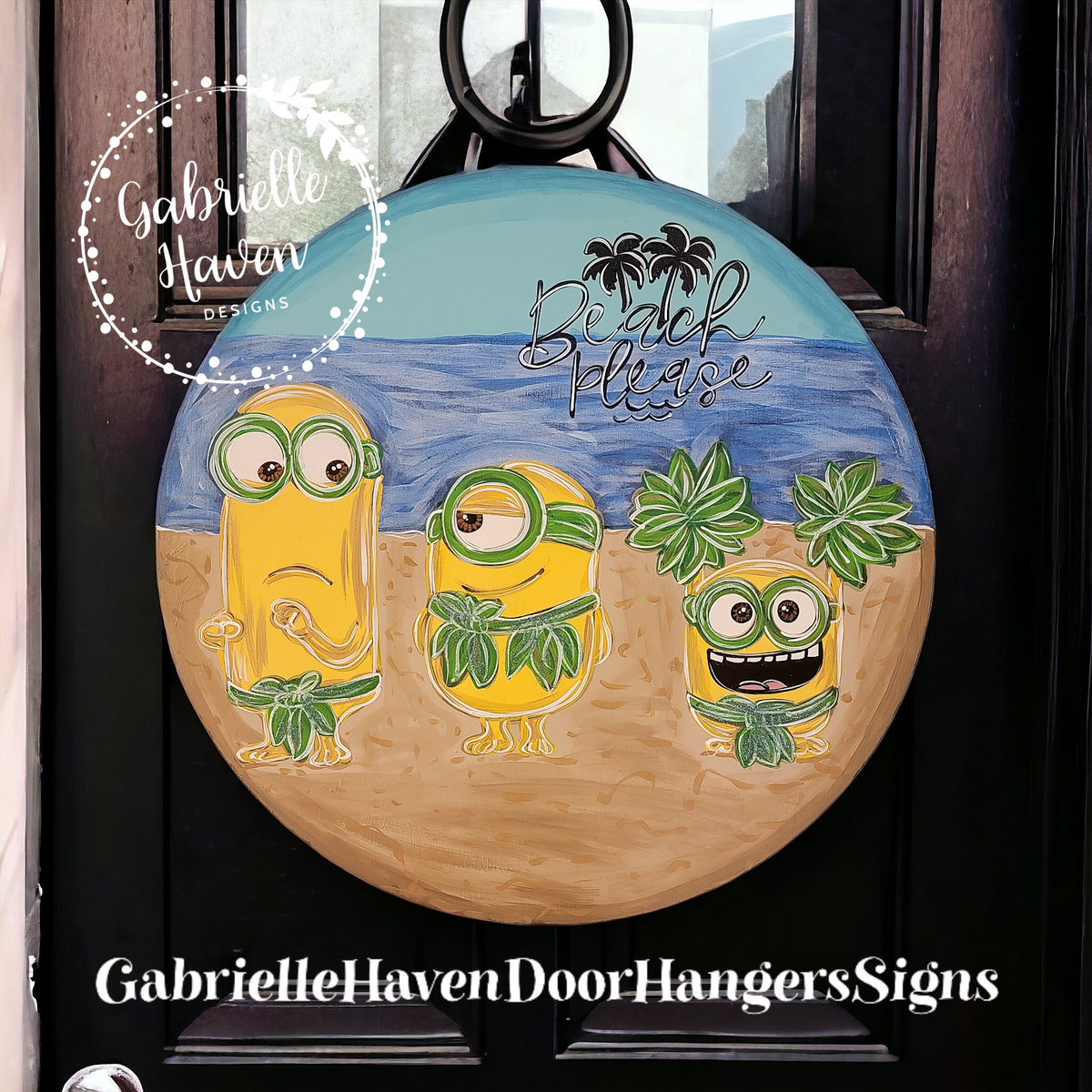 Minion Decor, Kids Door Signs, Minion Sign, Kids Door Hanger