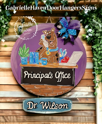 Scooby Teacher, Principal, Office Design, 3D personalized
