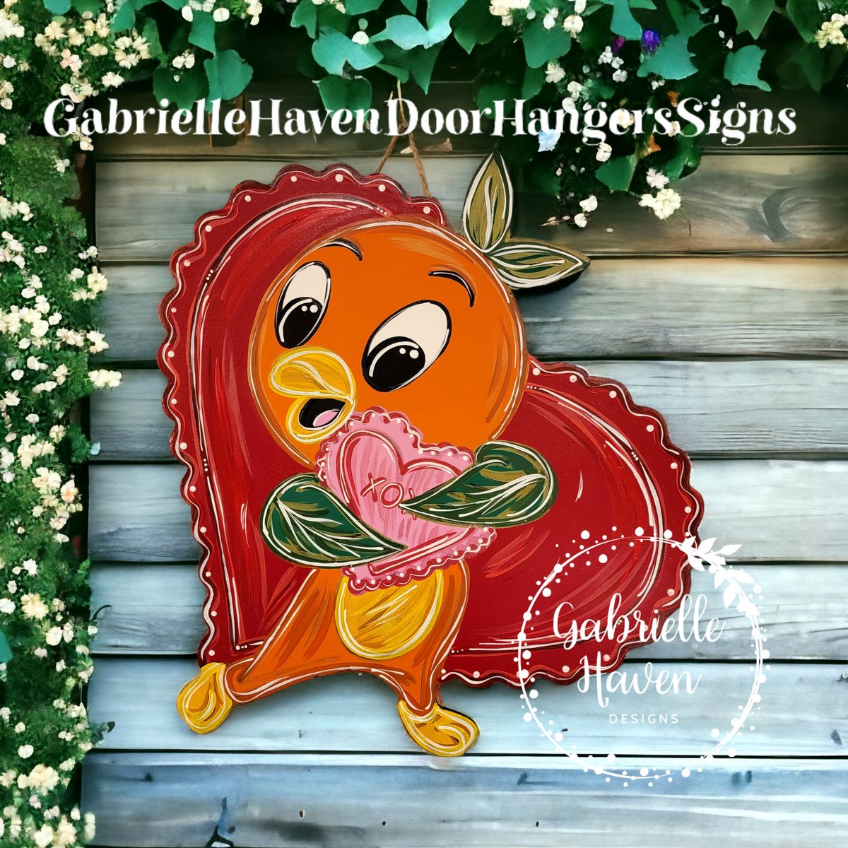 Orange Bird, Orange Bird Fall Autumn, Orange Bird Door Sign, Orange Bird  painting, Orange Bird wood sign, Orange Bird door hanger, Orange Bird Fall,  Orange you glad it's fall, Orange Bird Figment