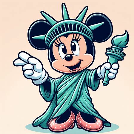 Statue of Liberty Minnie 22"