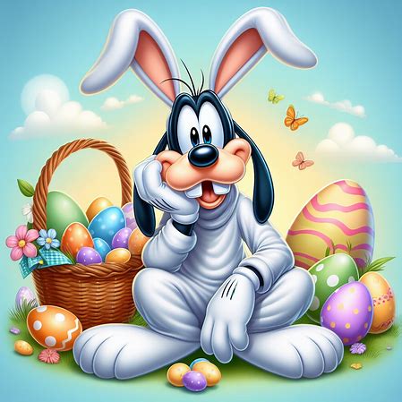 Easter Bunny Goofy