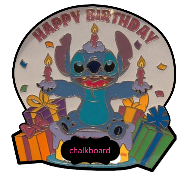 Disney Lilo and Stitch Happy Birthday Welcome Sign