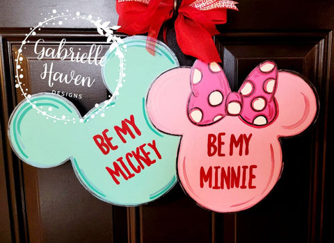 Mickey Minnie Conversation Hearts