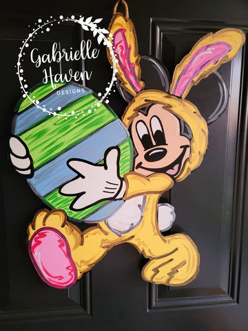 Easter Bunny Mouse Door Hanger