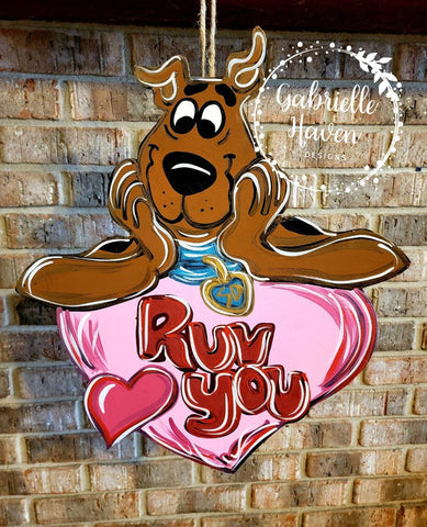 Scooby Ruv You Valentine Heart