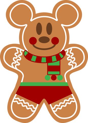 Mickey Gingerbread (Scarf)