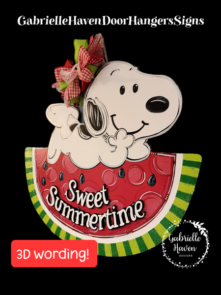 Snoopy Sweet Summertime Watermelon