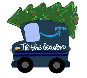 Amazon Christmas Truck Ornament