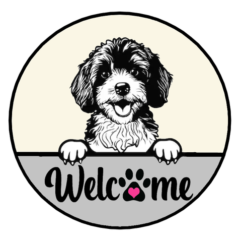 Welcome Dog Sign