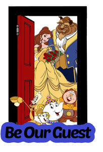 Beauty & The Beast 3D Be Our Guest Sign