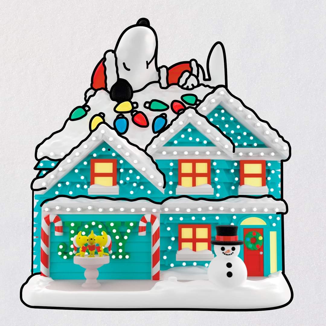 Snoopy Christmas House