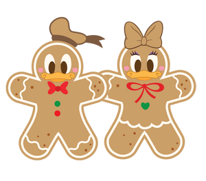 Gingerbread Daisy & Donald