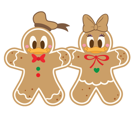 Gingerbread Daisy & Donald