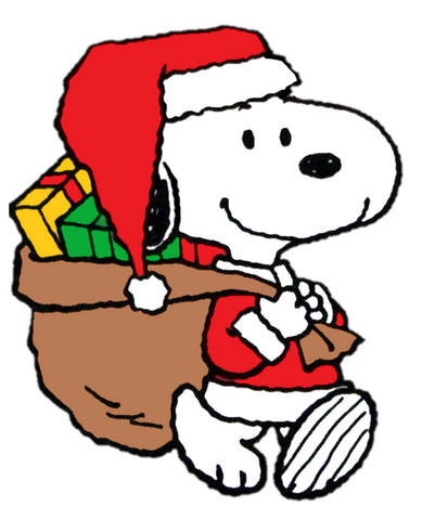 Santa Snoopy Ornament