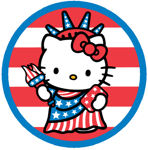 Patriotic Hello Kitty