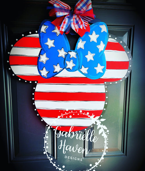 Patriotic Minnie Mouse Ears