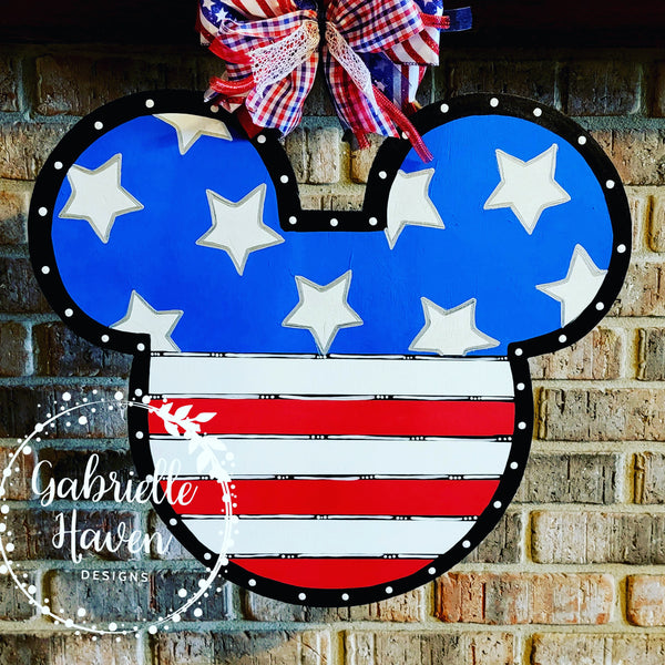 Patriotic Mickey Mouse Ears