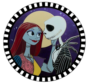 Jack & Sally Striped Round