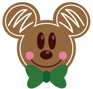 Mickey Gingerbread Head Ornament