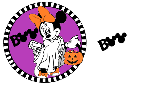 Minnie Halloween Ghost, 3D BOO