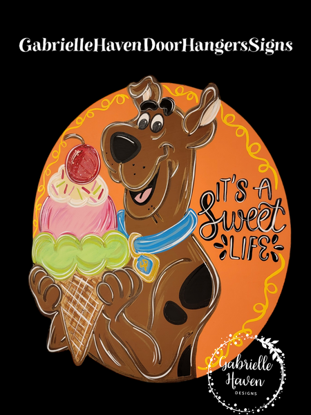 "Sweet Life" Ice Cream Cone Scooby