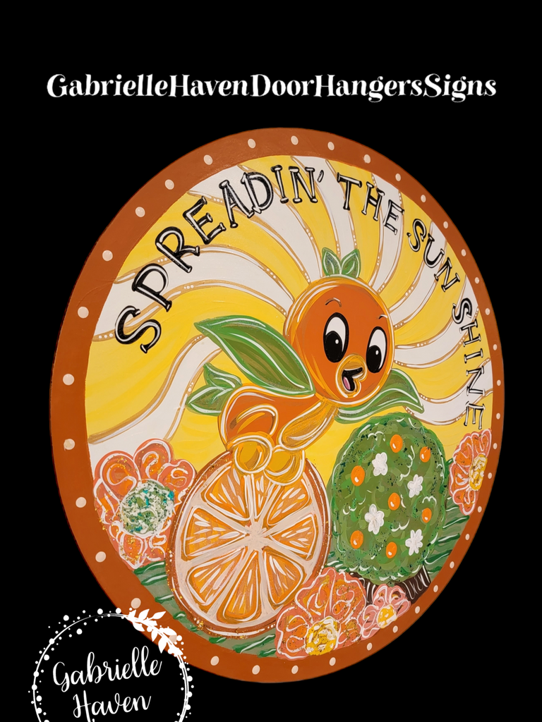 Orange Bird, Orange Bird Fall Autumn, Orange Bird Door Sign, Orange Bird  painting, Orange Bird wood sign, Orange Bird door hanger, Orange Bird Fall,  Orange you glad it's fall, Orange Bird Figment