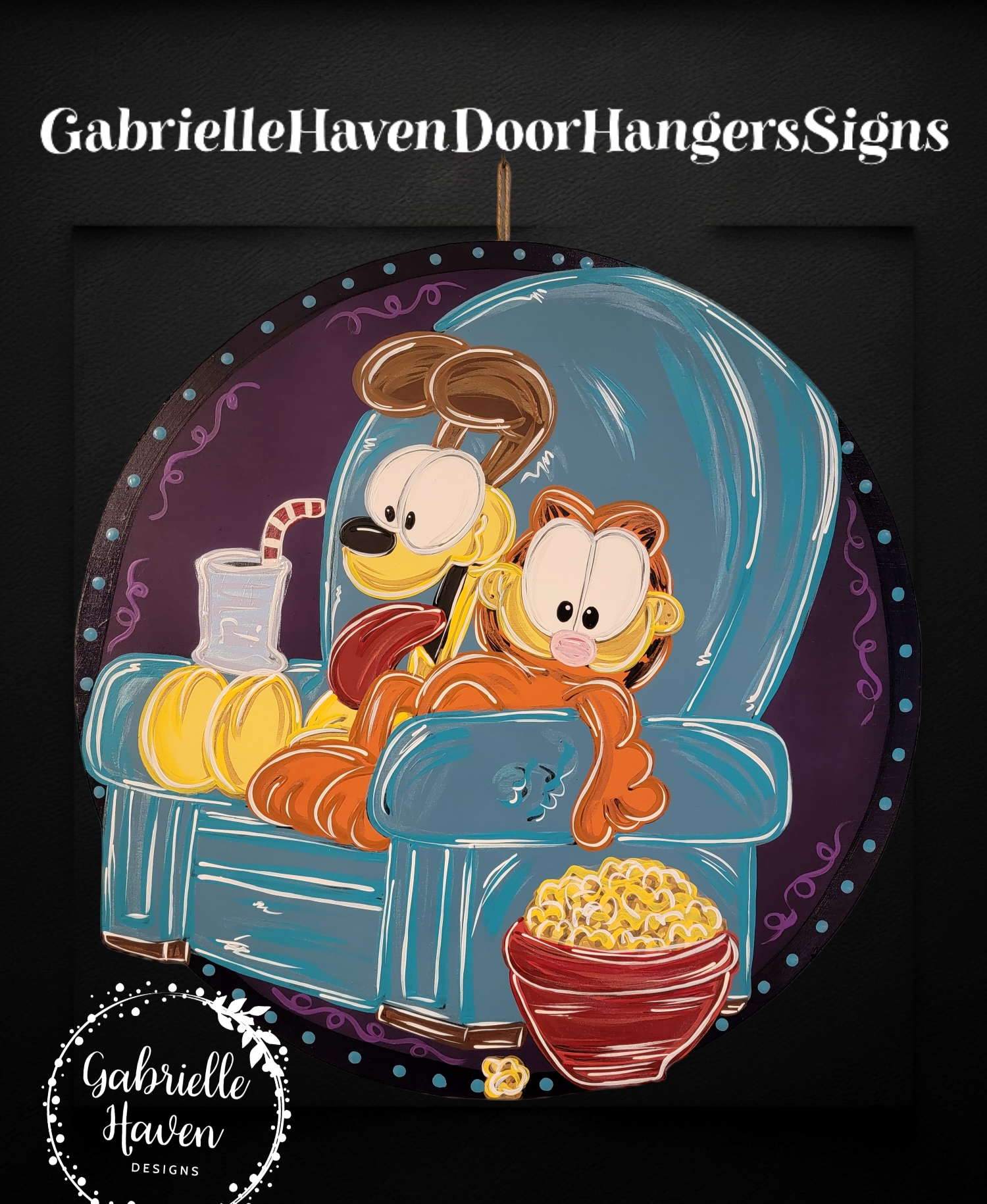 Garfield & Odie Movie Night