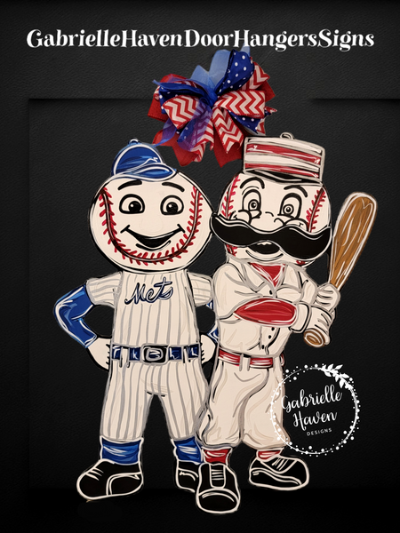 Baseball Mascots, Reds & Mets (ANY teams available)