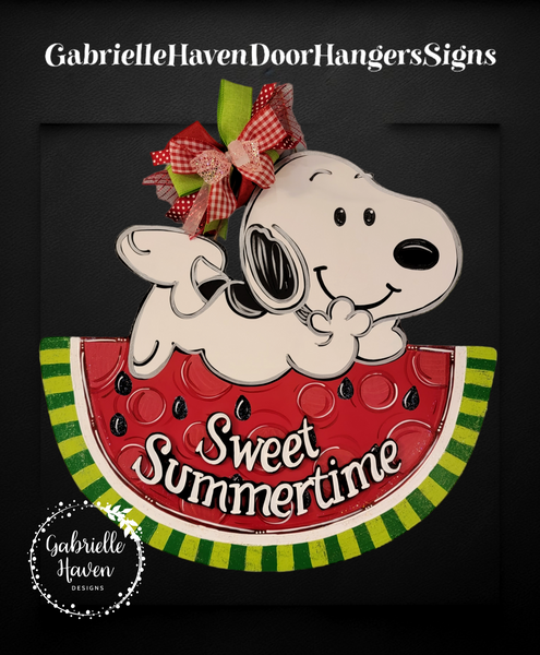 Snoopy Sweet Summertime Watermelon