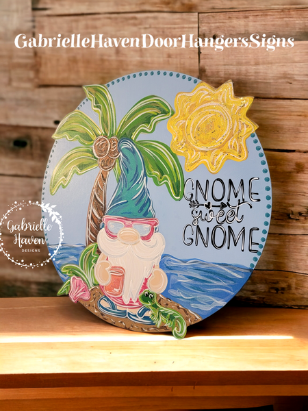 Beach Gnome, Gnome Sweet Gnome or Beach Please