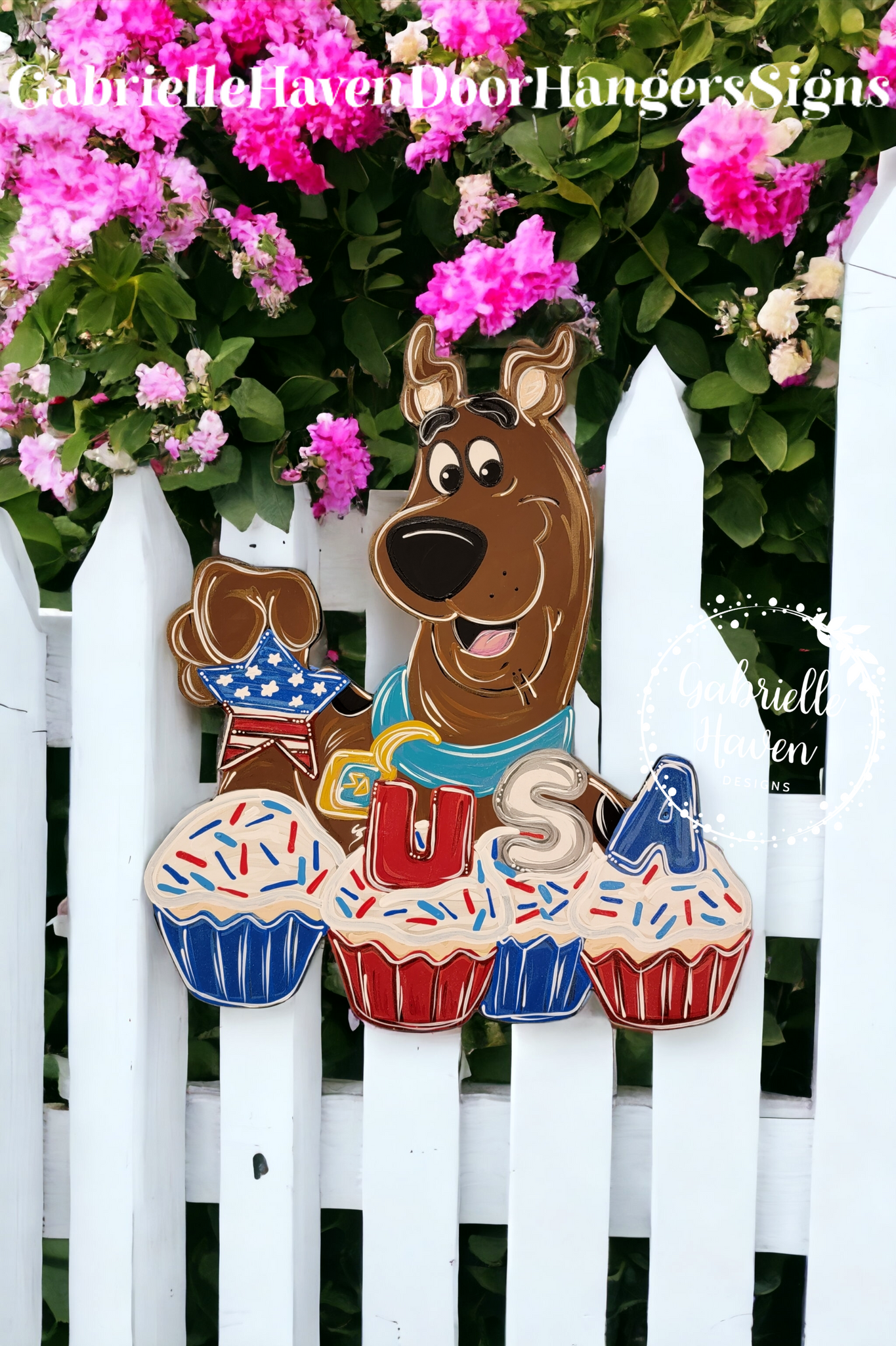 Scooby Patriotic USA Cupcakes