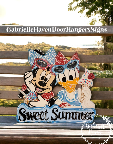 Minnie & Daisy Sweet Summer Ice Cream, 3D piece Sweet Summer