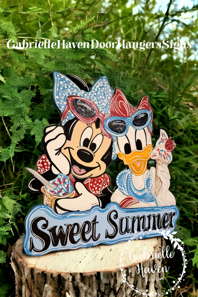 Minnie & Daisy Sweet Summer Ice Cream, 3D piece Sweet Summer