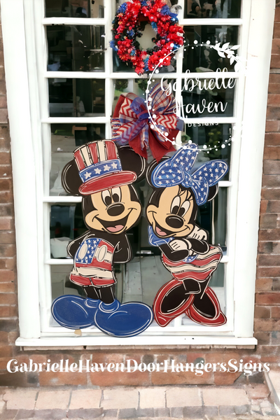 Patriotic Mickey & Minnie