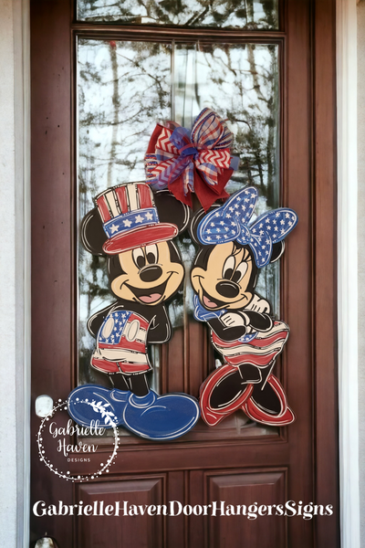 Patriotic Mickey & Minnie