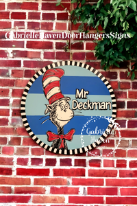 Round Dr Seuss Design, 3D personalization