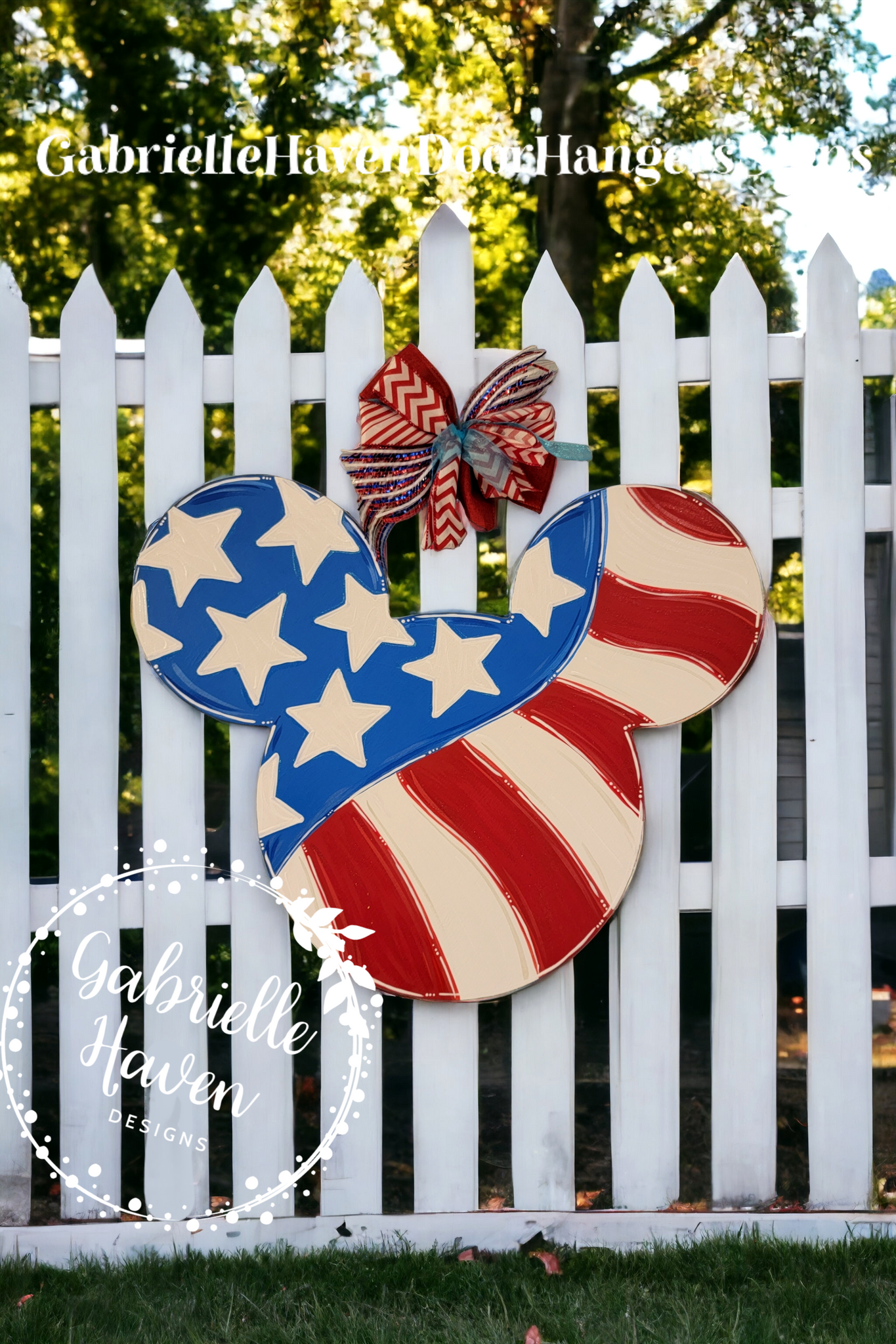 Patriotic Swirl Mickey Mouse Ears