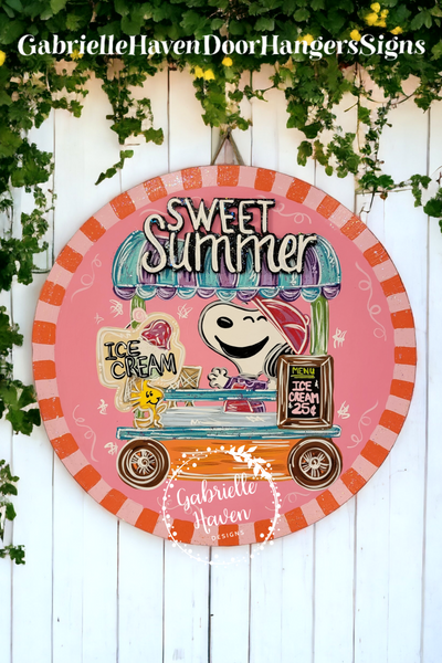 3D Snoopy Ice Cream Truck with 3D "Sweet Summer"