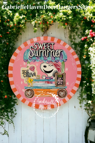 3D Snoopy Ice Cream Truck with 3D "Sweet Summer"