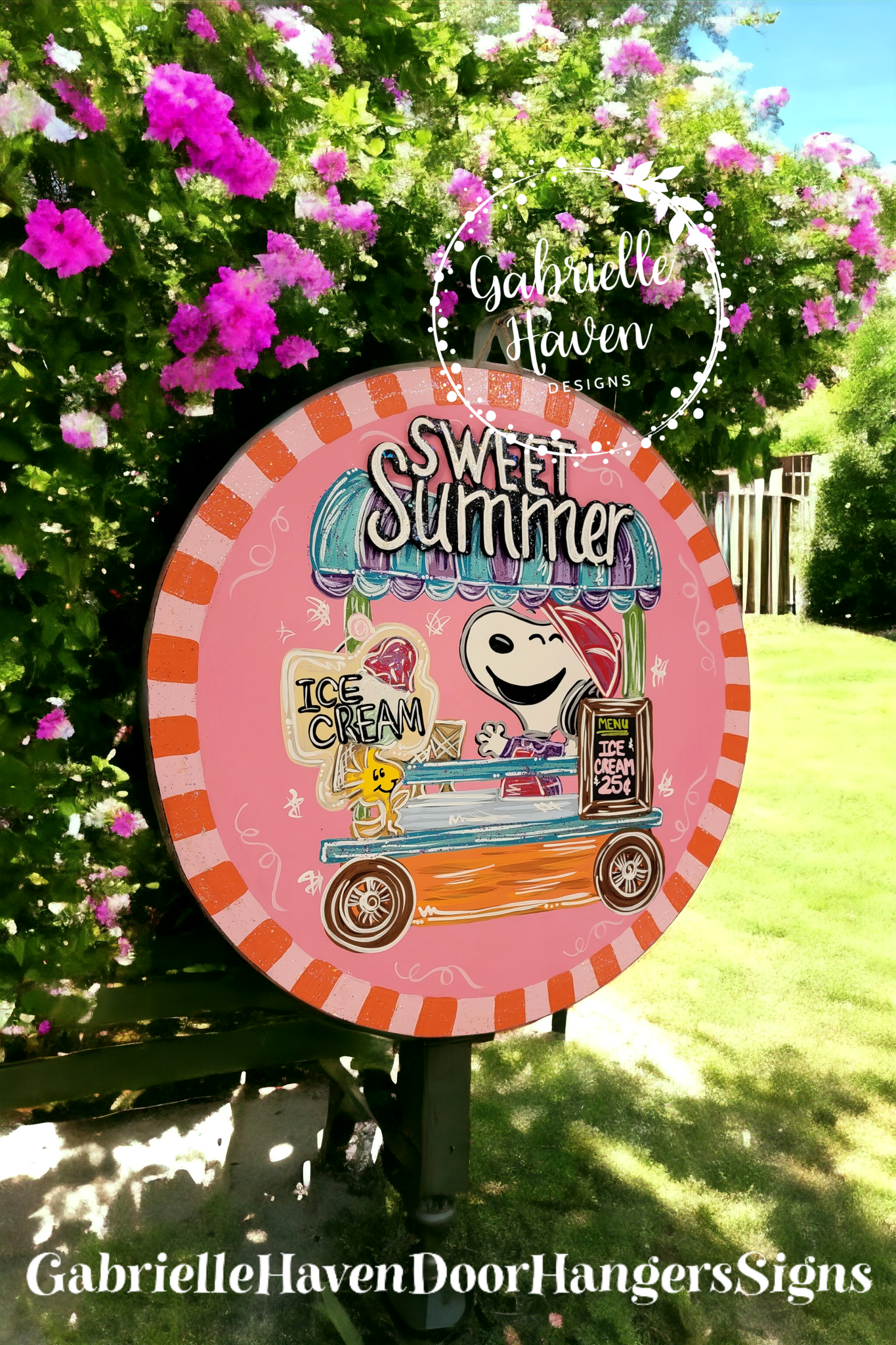 3D Snoopy Ice Cream Truck with 3D "Sweet Summer"