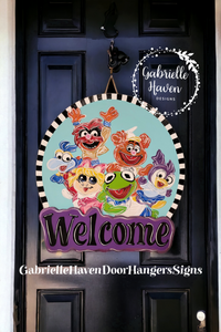 Muppet Babies Welcome Sign