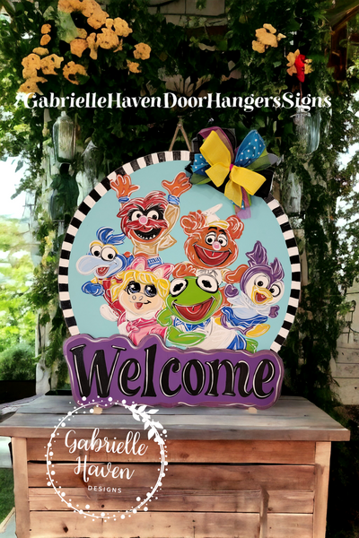 Muppet Babies Welcome Sign