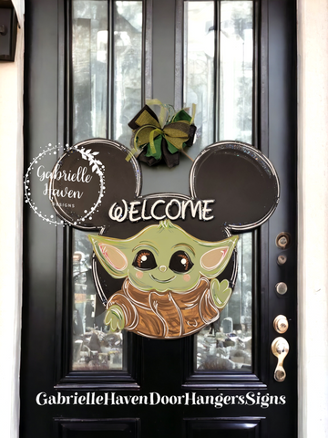 Baby Yoda Mickey Mouse Ears