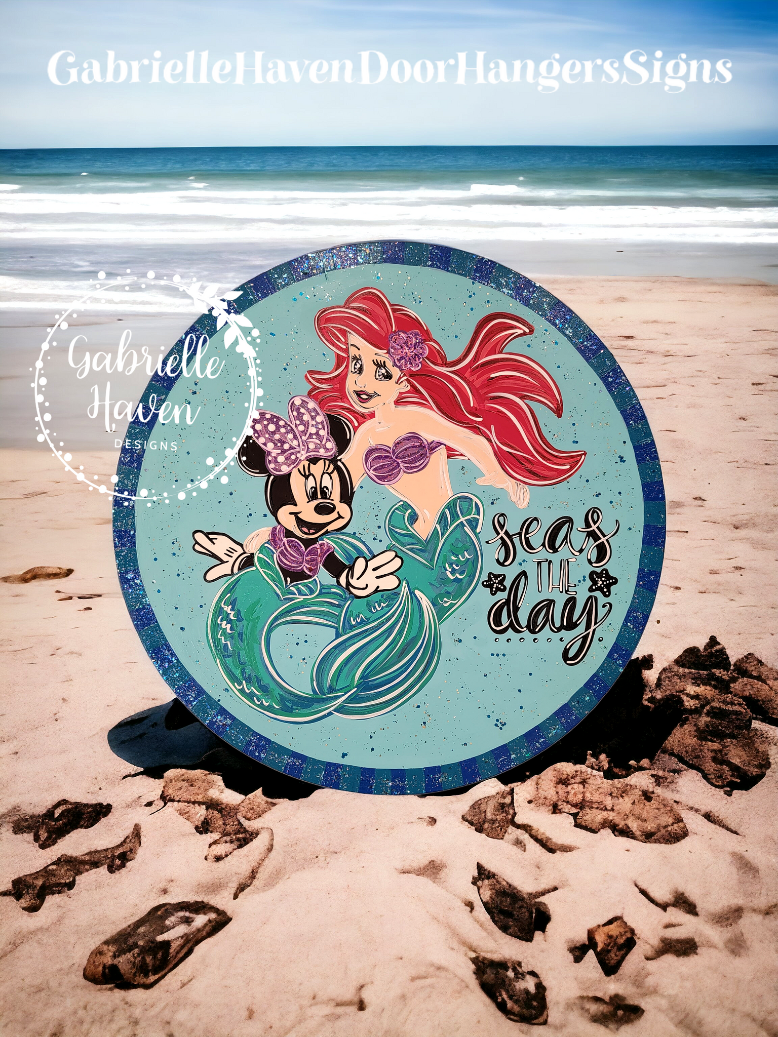 Ariel Little Mermaid & Minnie Mouse Mermaid, Seas the Day