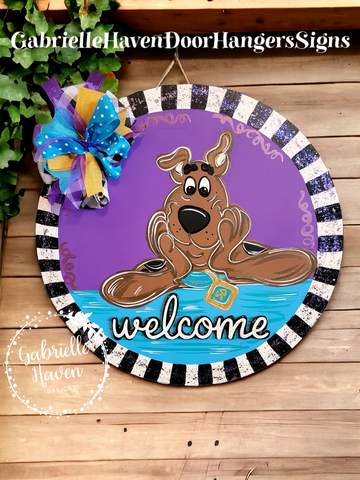 Scooby Welcome Sign